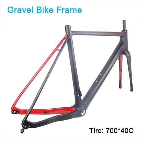 carbon fiber gravel bike frame